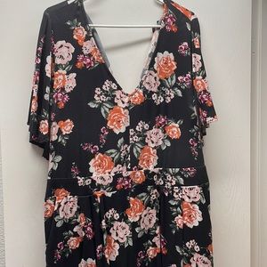 Torrid size 2 floral romper